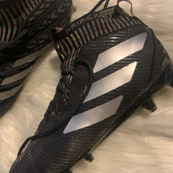 adidas Black and Multicolor Athletic Shoes - Picture 2 of 12